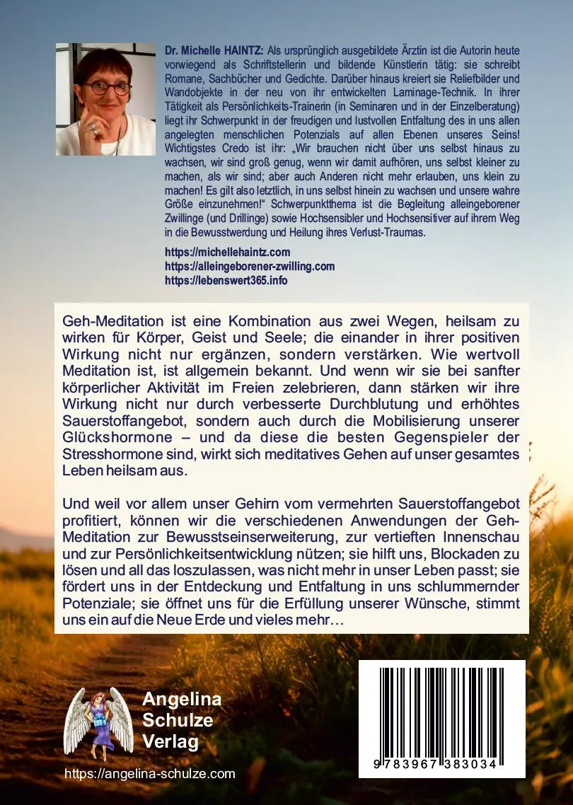 Rückseite: 9783967383034 | Heilsame Geh-Meditation | Michelle Haintz | Taschenbuch | 184 S.
