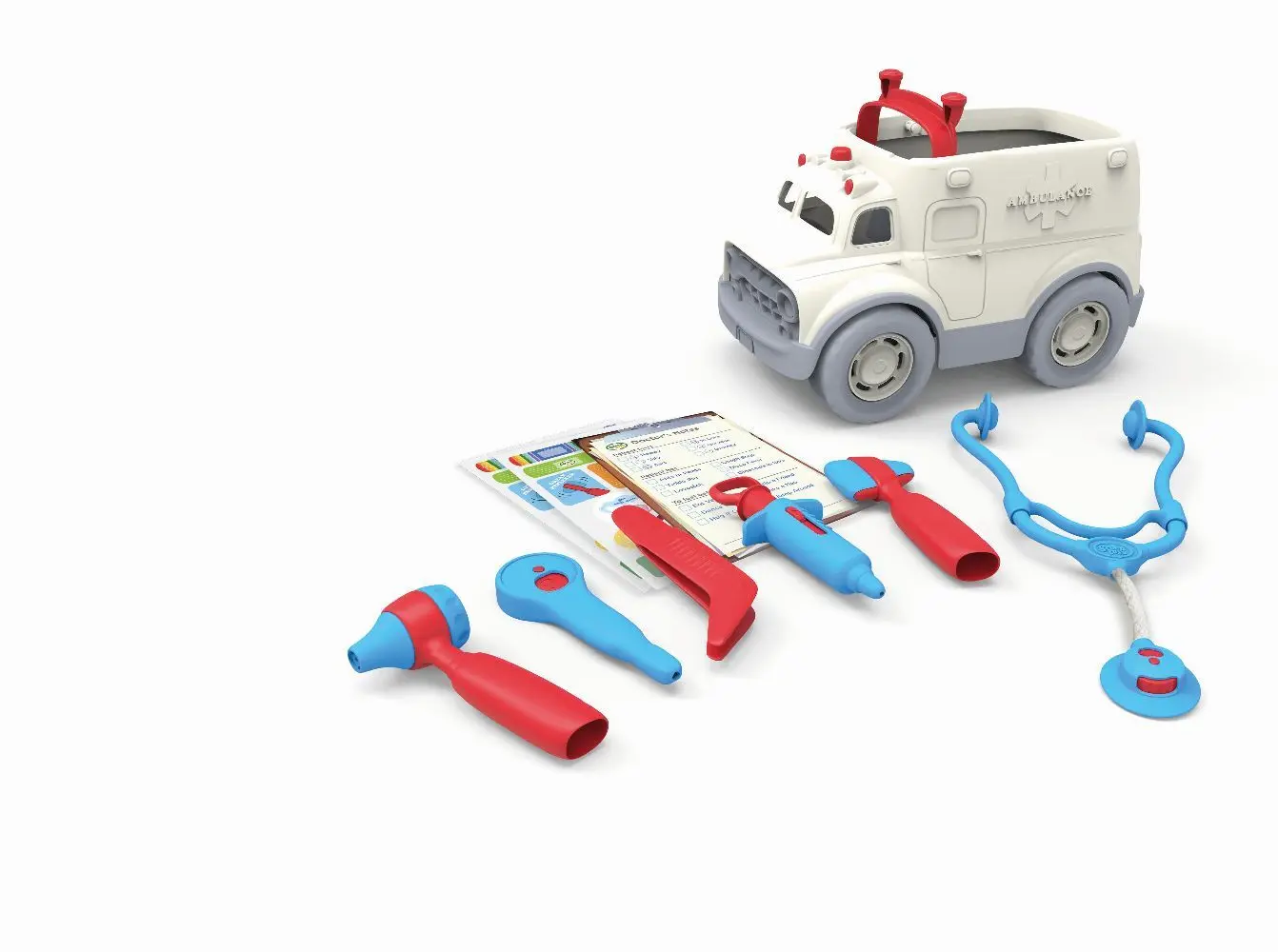 Bild: 816409013134 | GREENTOYS - Krankenwagen mit Arztausrüstung 10 Teile | 8601313 | 2023