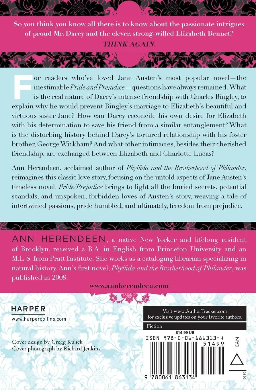 Rückseite: 9780061863134 | Pride/Prejudice | Ann Herendeen | Taschenbuch | Englisch | 2010