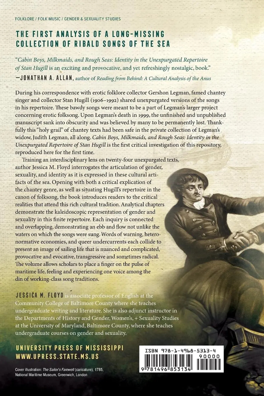 Rückseite: 9781496853134 | Cabin Boys, Milkmaids, and Rough Seas | Jessica M Floyd | Taschenbuch