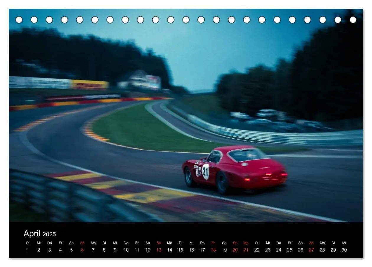 Bild: 9783435643134 | Vintage Racing, historischer Motorsport (Tischkalender 2025 DIN A5...