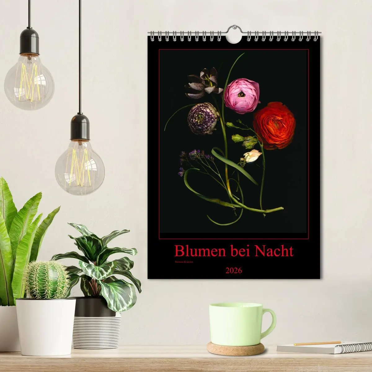 Bild: 9783516373134 | Blumen bei Nacht (Wandkalender 2026 DIN A4 hoch), CALVENDO...