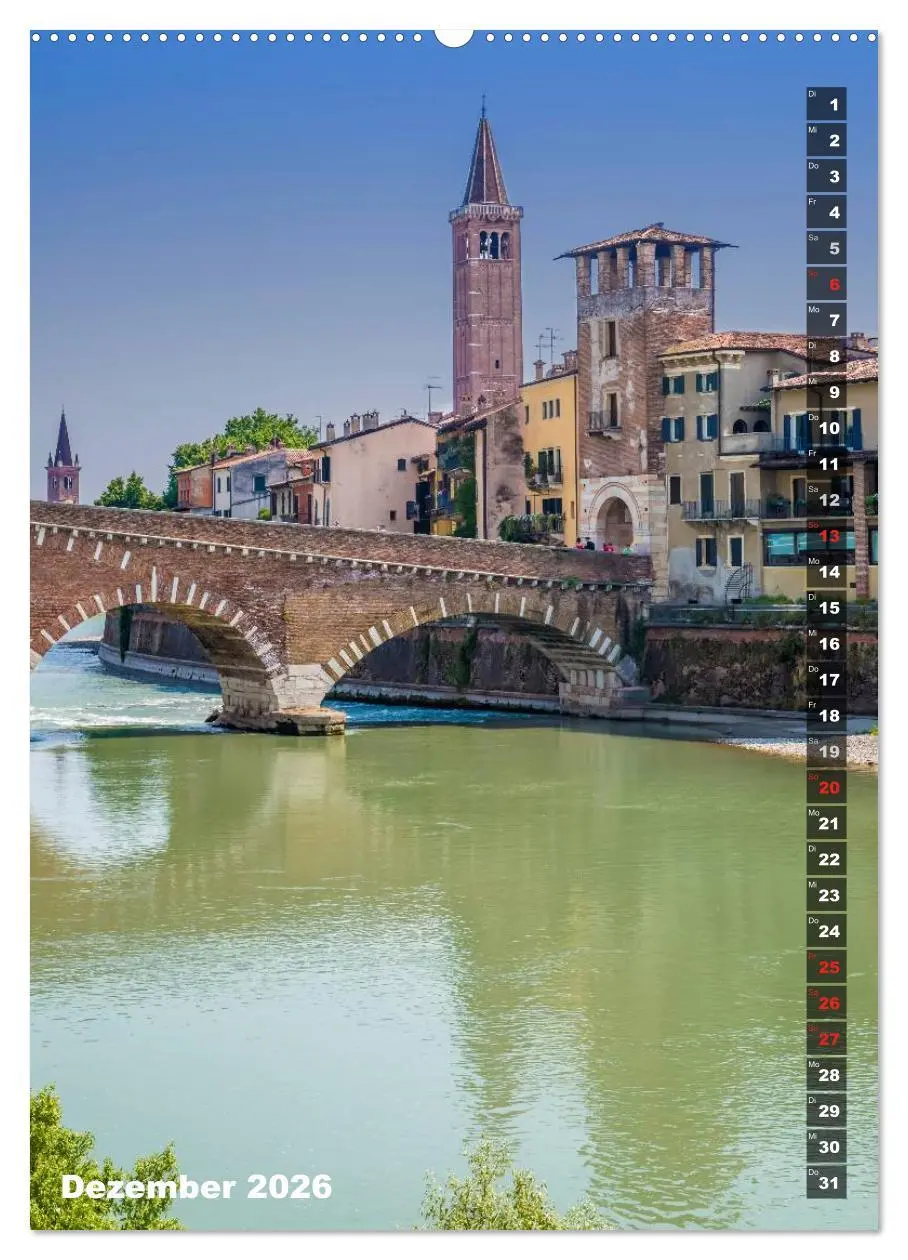 Bild: 9783516443134 | VERONA Bildschöne Altstadt (hochwertiger Premium Wandkalender 2026...