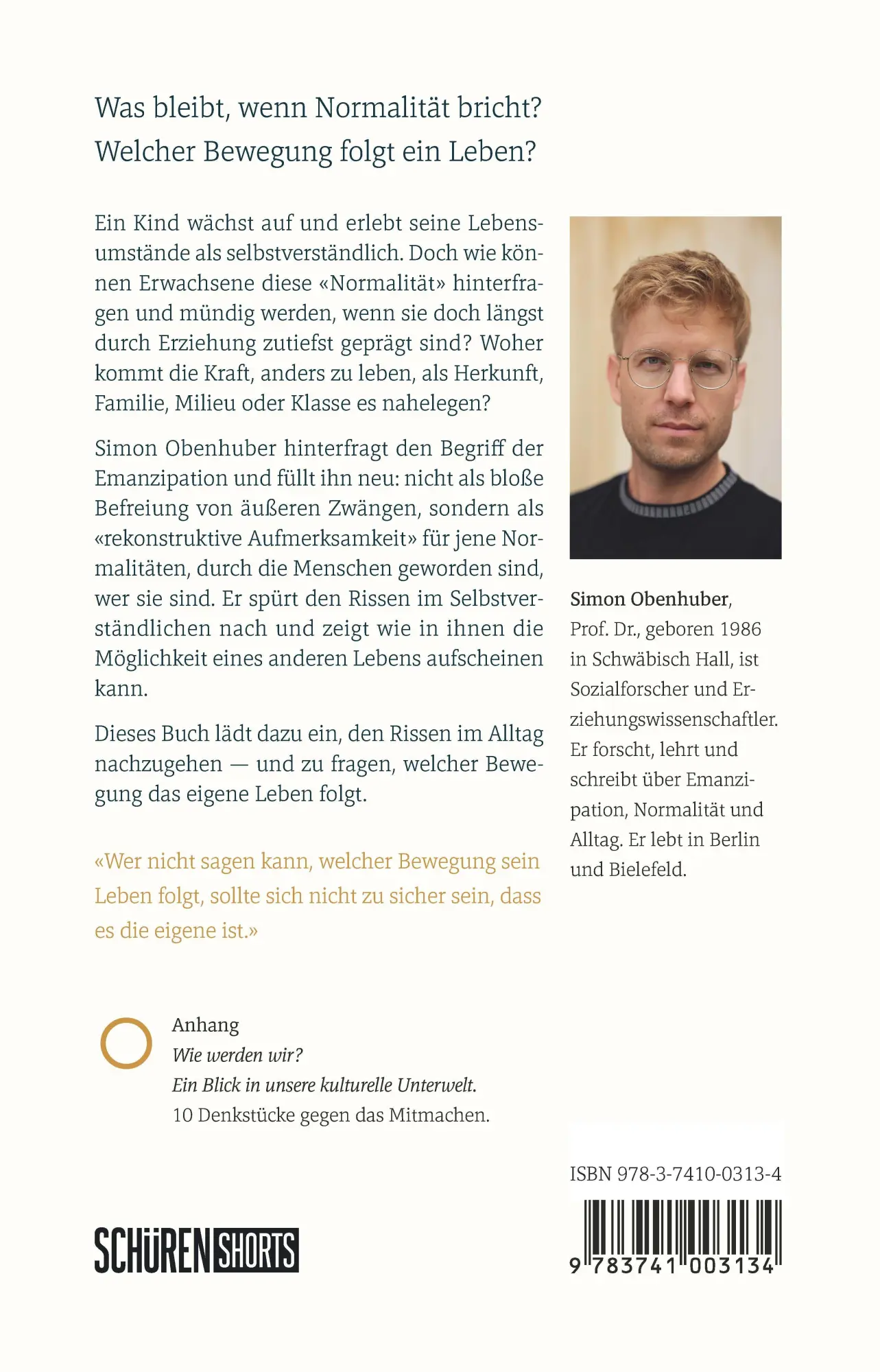 Autor: 9783741003134 | Wenn Normalität bricht | Eine Streitschrift über das andere Leben