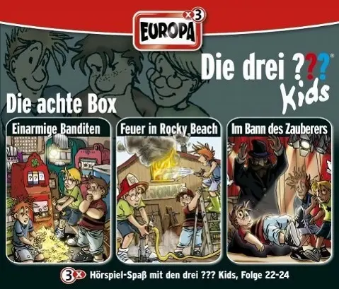 Cover: 9783803233134 | Die drei ??? Kids 3er Box. Folgen 22 - 24 (drei Fragezeichen) 3 CDs