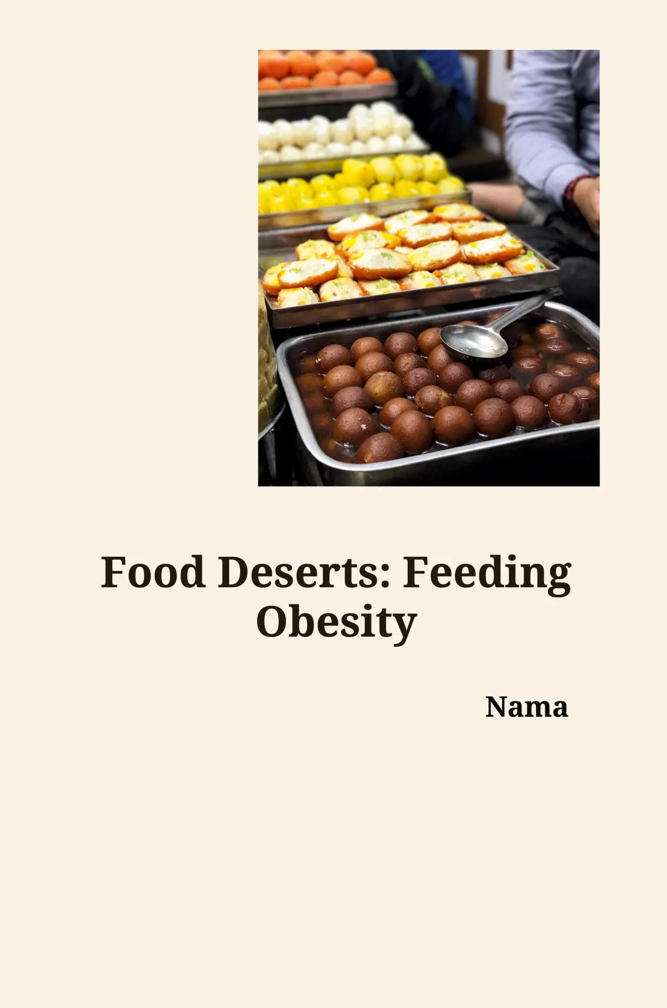 Food Deserts Feeding Obesity - Nama Kartoniert (TB)