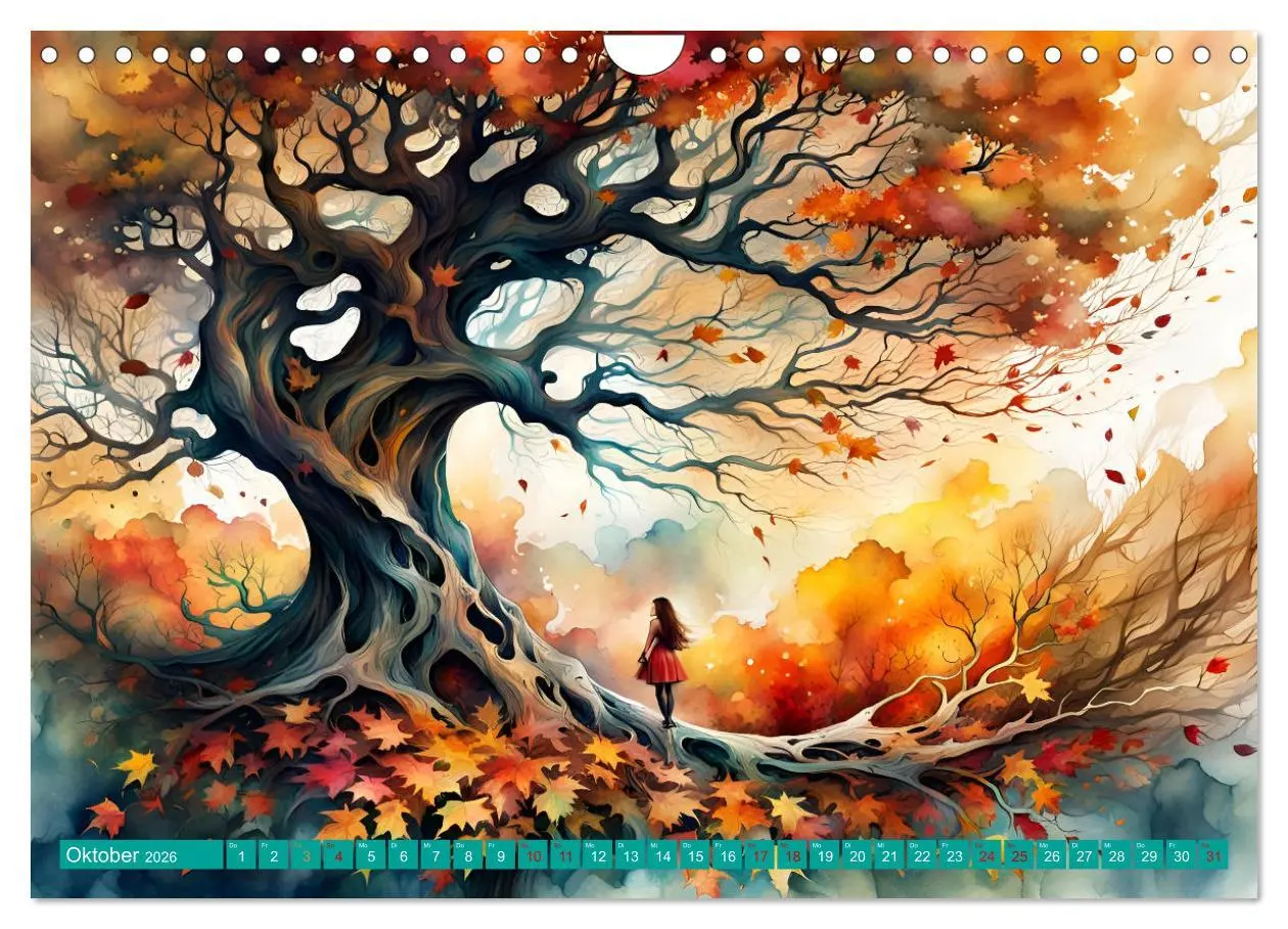 Bild: 9783457343234 | Bäume wie Persönlichkeiten (Wandkalender 2026 DIN A4 quer),...