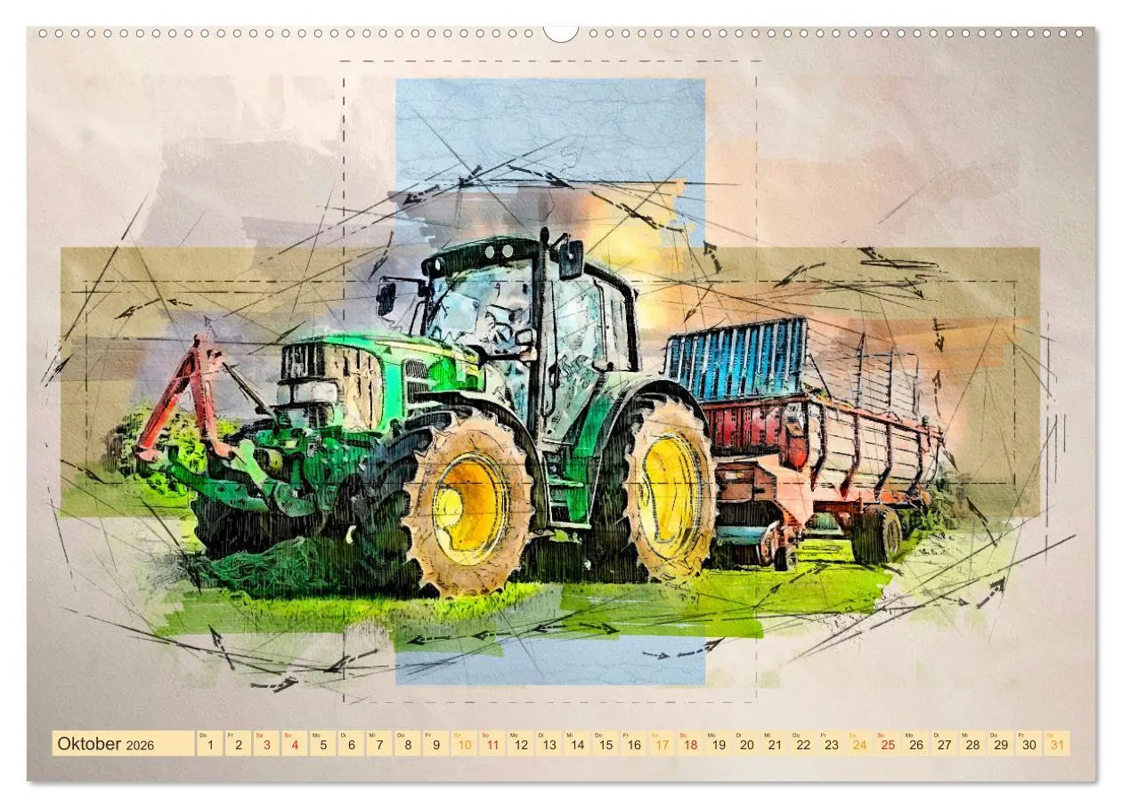 Bild: 9783457413234 | Traktoren - mein Kalender (hochwertiger Premium Wandkalender 2026...