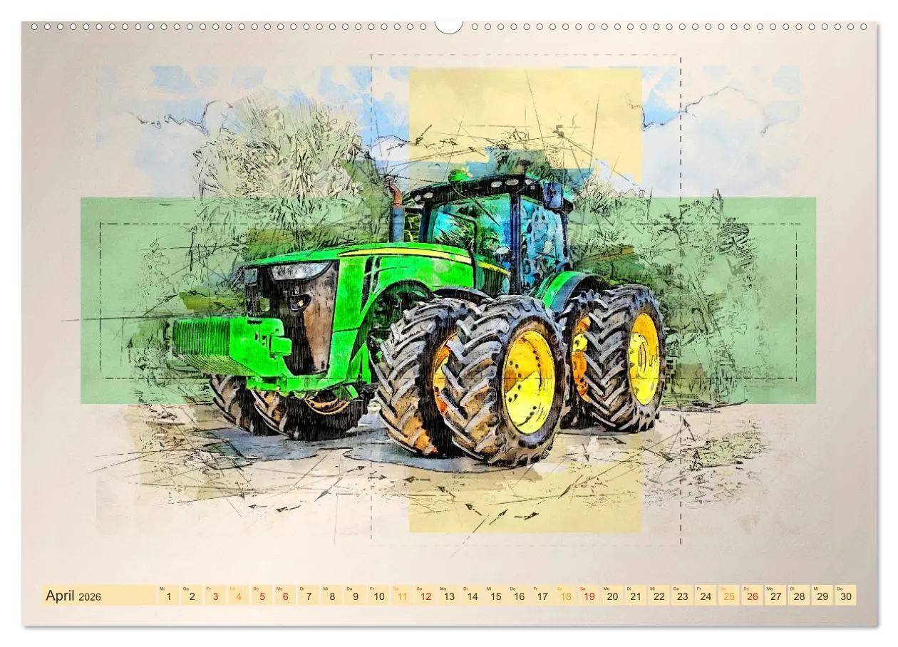 Bild: 9783457413234 | Traktoren - mein Kalender (hochwertiger Premium Wandkalender 2026...