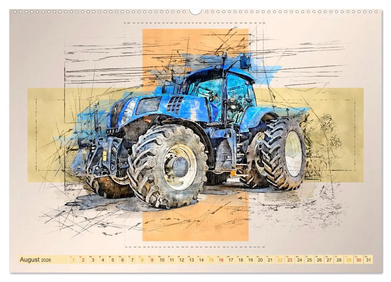 Bild: 9783457413234 | Traktoren - mein Kalender (hochwertiger Premium Wandkalender 2026...