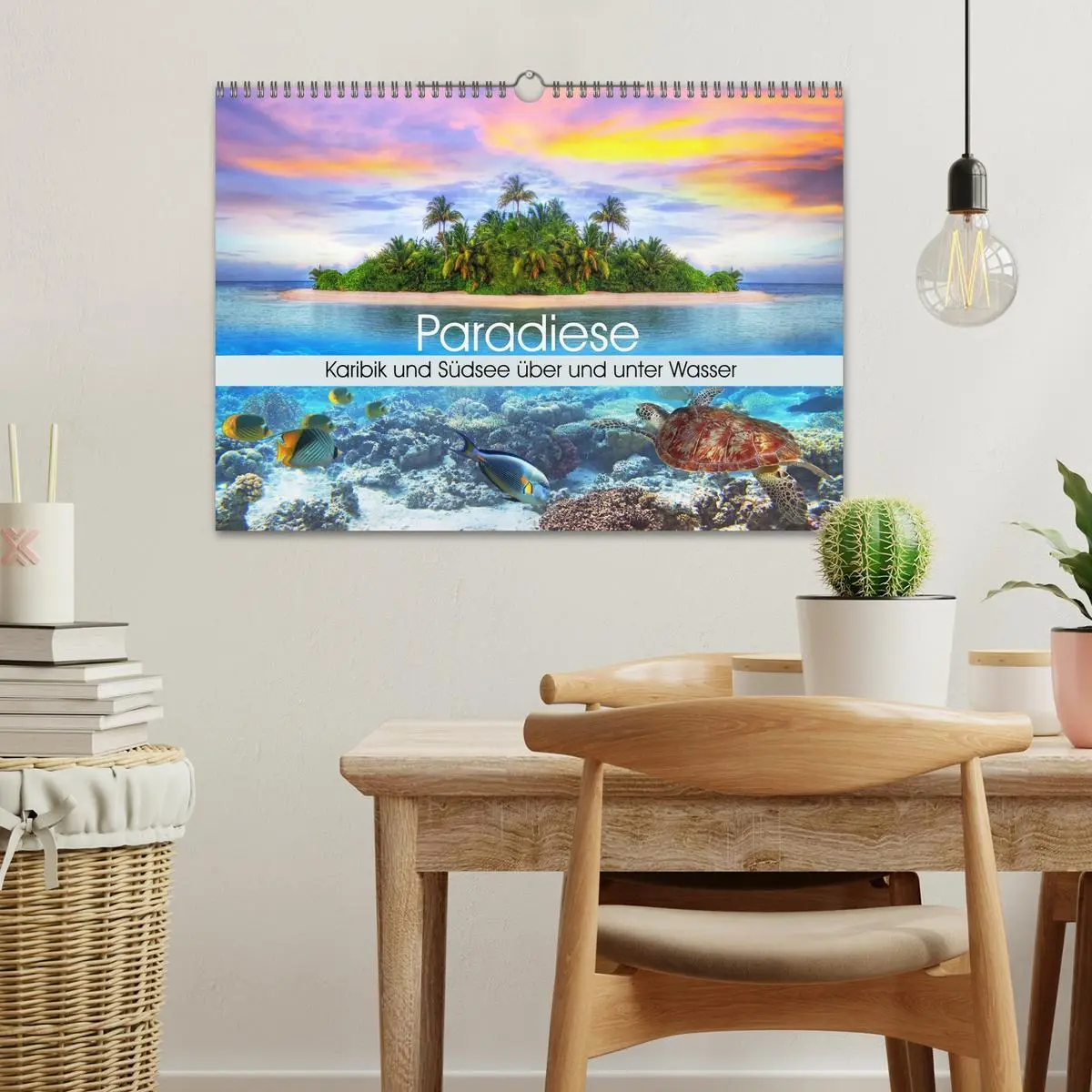 Bild: 9783457963234 | Paradiese. Karibik und Südsee über und unter Wasser (Wandkalender...