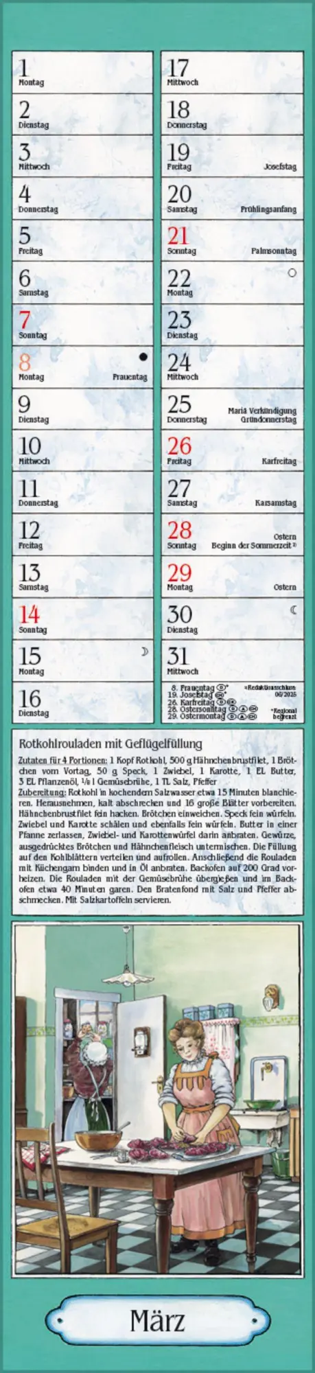 Bild: 9783819303234 | Aus Großmutters Küche Langplaner 2027 | Verlag Korsch | Kalender