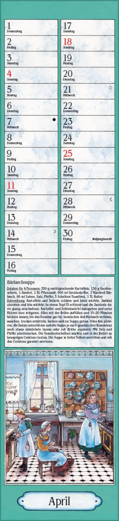 Bild: 9783819303234 | Aus Großmutters Küche Langplaner 2027 | Verlag Korsch | Kalender