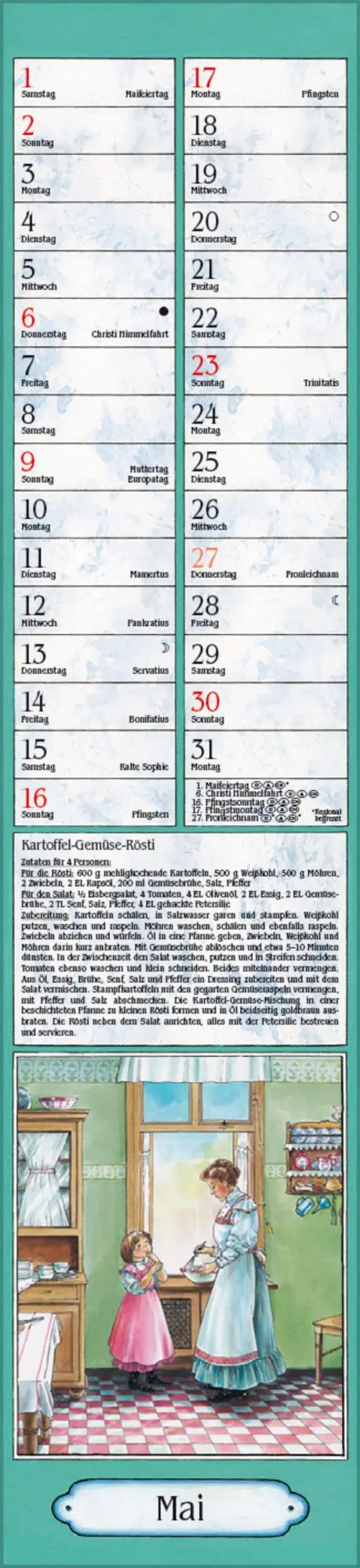 Bild: 9783819303234 | Aus Großmutters Küche Langplaner 2027 | Verlag Korsch | Kalender
