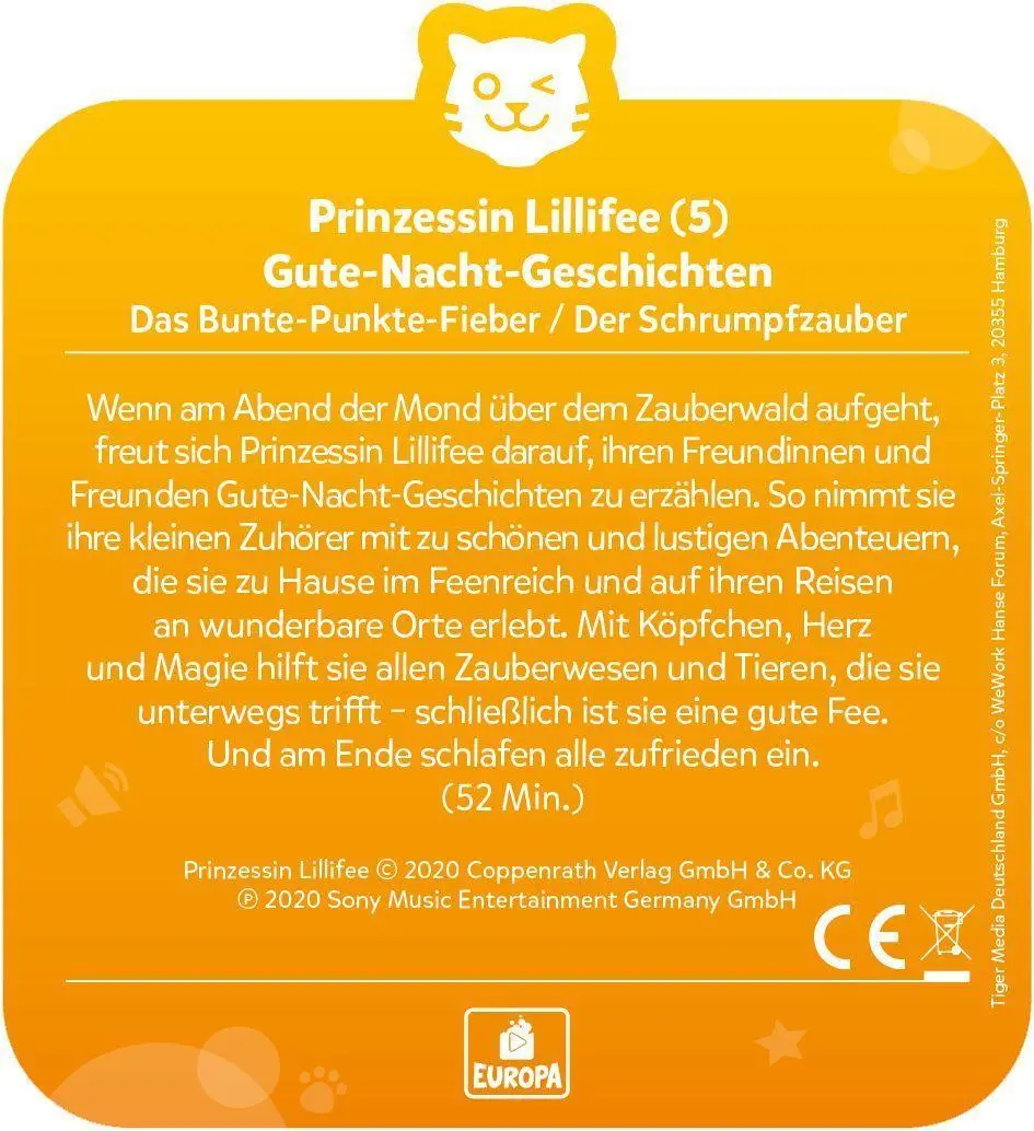 Bild: 4260535483334 | tigercard - Prinzessin Lillifee - Gute-Nacht-Geschichten Folge 9+10