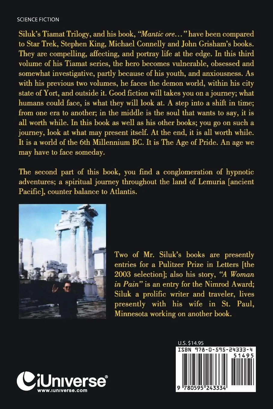 Rückseite: 9780595243334 | Revenge of the Tiamat | And Land and Spirits of Lemuria | Siluk | Buch