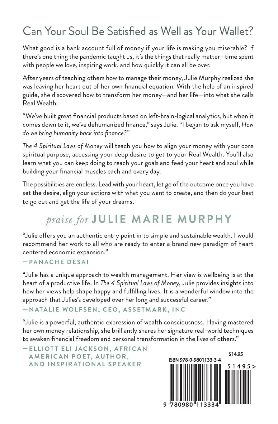 Rückseite: 9780980113334 | The 4 Spiritual Laws of Money | Your Journey to Real Wealth | Murphy