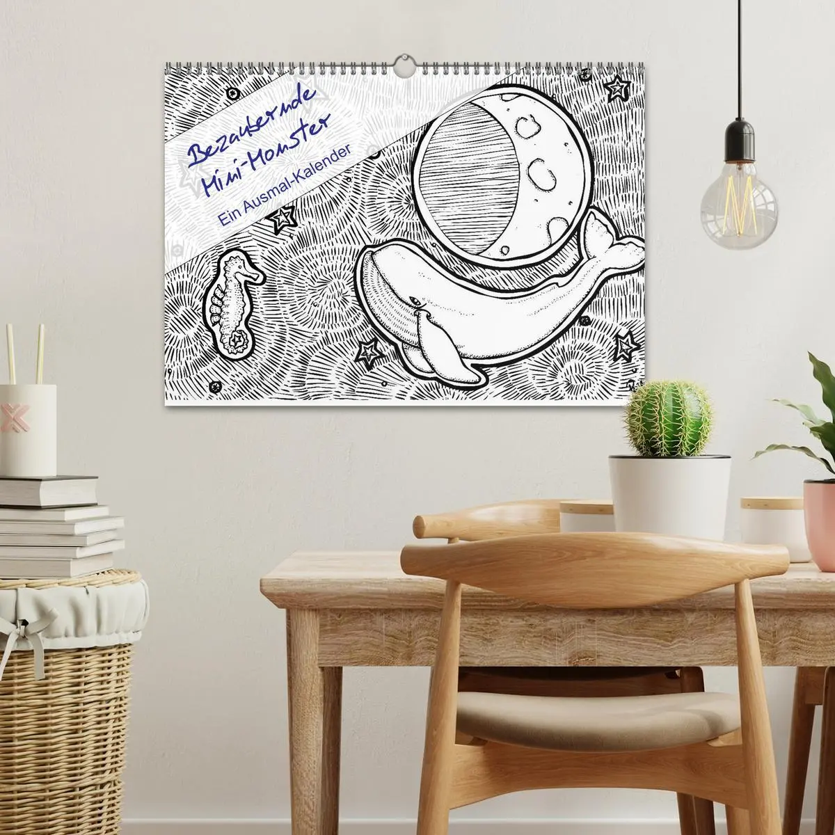 Bild: 9783457883334 | Bezaubernde Mini-Monster - Ein Ausmal-Kalender (Wandkalender 2026...