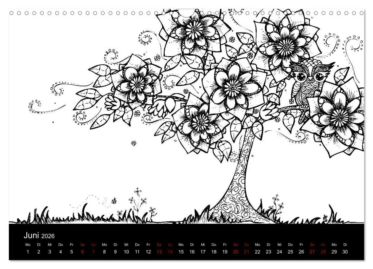Bild: 9783457883334 | Bezaubernde Mini-Monster - Ein Ausmal-Kalender (Wandkalender 2026...