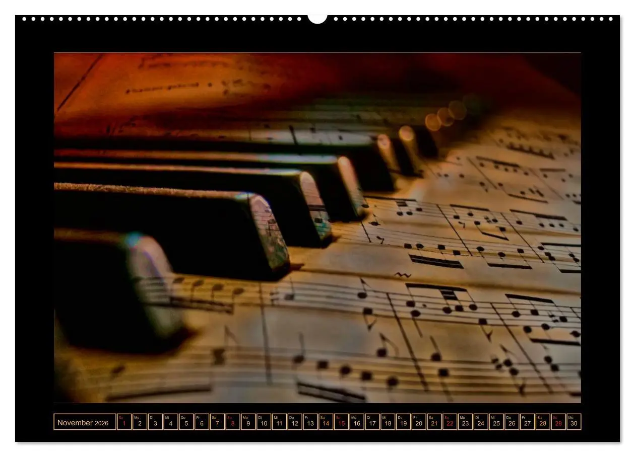 Bild: 9783516043334 | Klavier - Solo für zehn Finger (hochwertiger Premium Wandkalender...