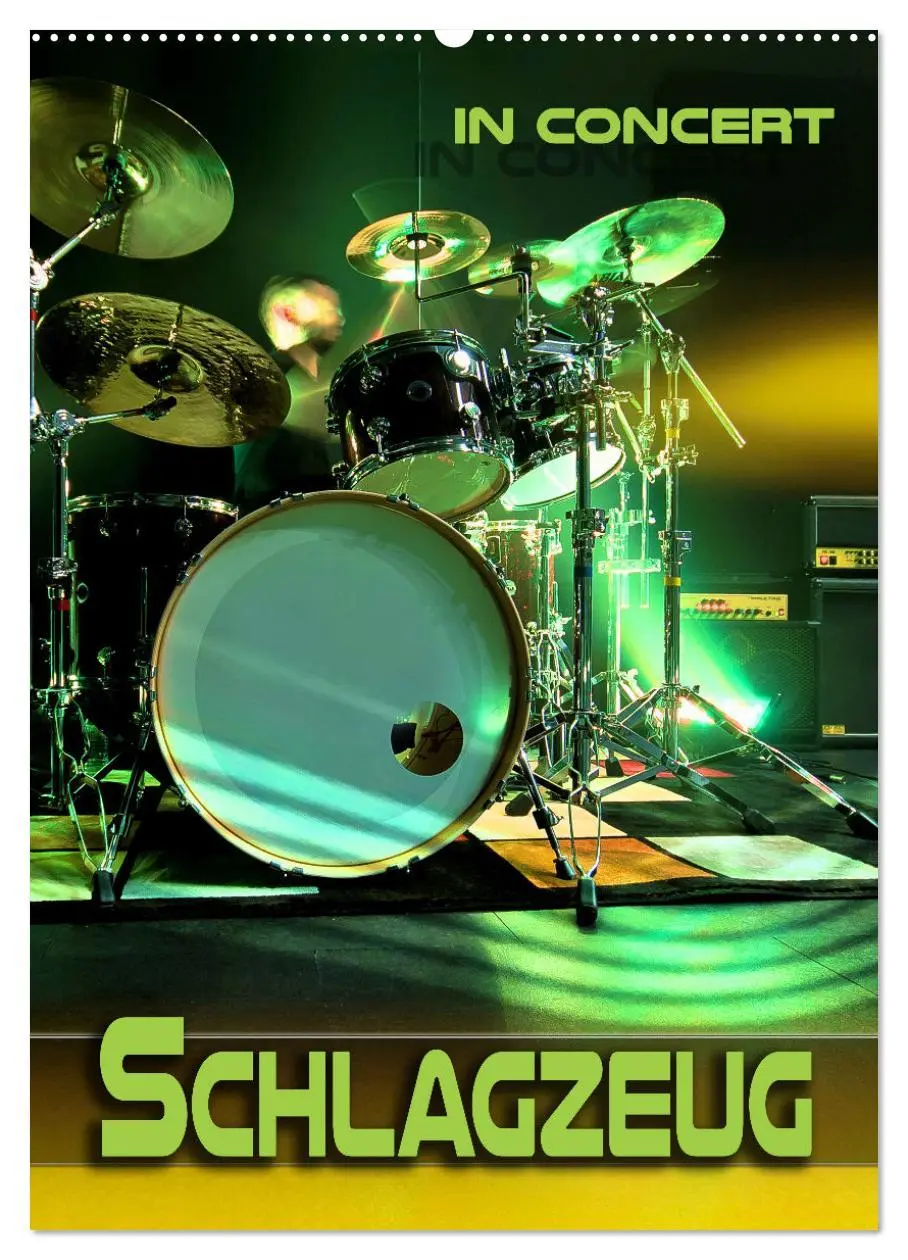 Cover: 9783516353334 | Schlagzeug in Concert (Wandkalender 2026 DIN A2 hoch), CALVENDO...