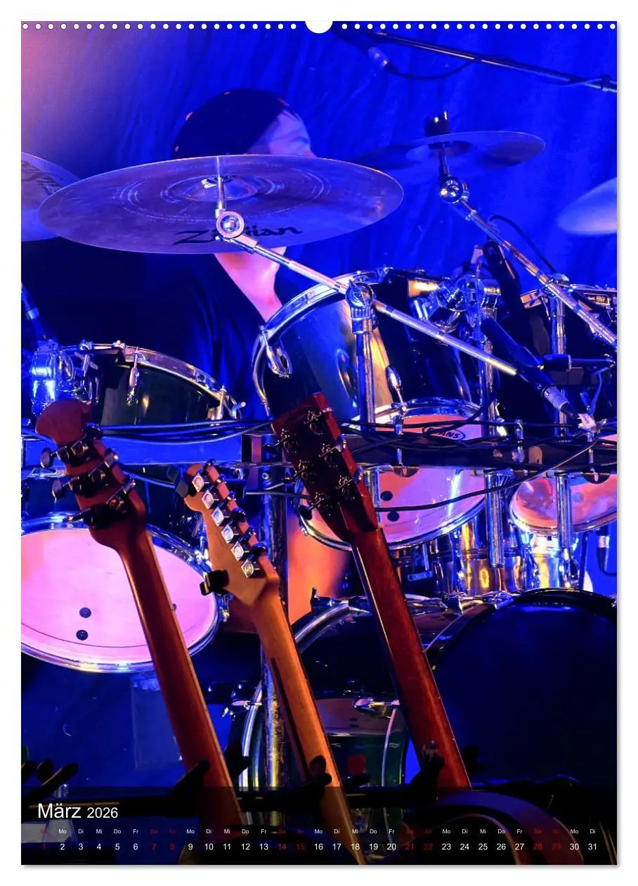 Bild: 9783516353334 | Schlagzeug in Concert (Wandkalender 2026 DIN A2 hoch), CALVENDO...