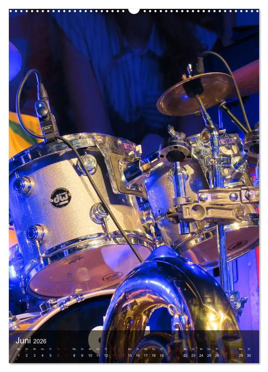 Bild: 9783516353334 | Schlagzeug in Concert (Wandkalender 2026 DIN A2 hoch), CALVENDO...