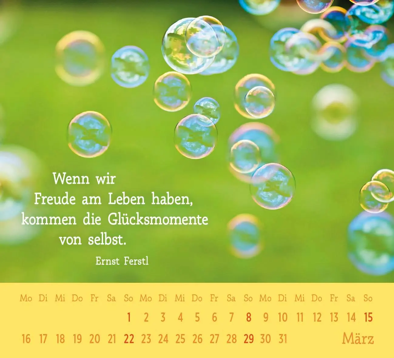 Bild: 4036442013434 | Mini-Kalender 2026: Der kleine Glückskalender | Groh Verlag | Kalender