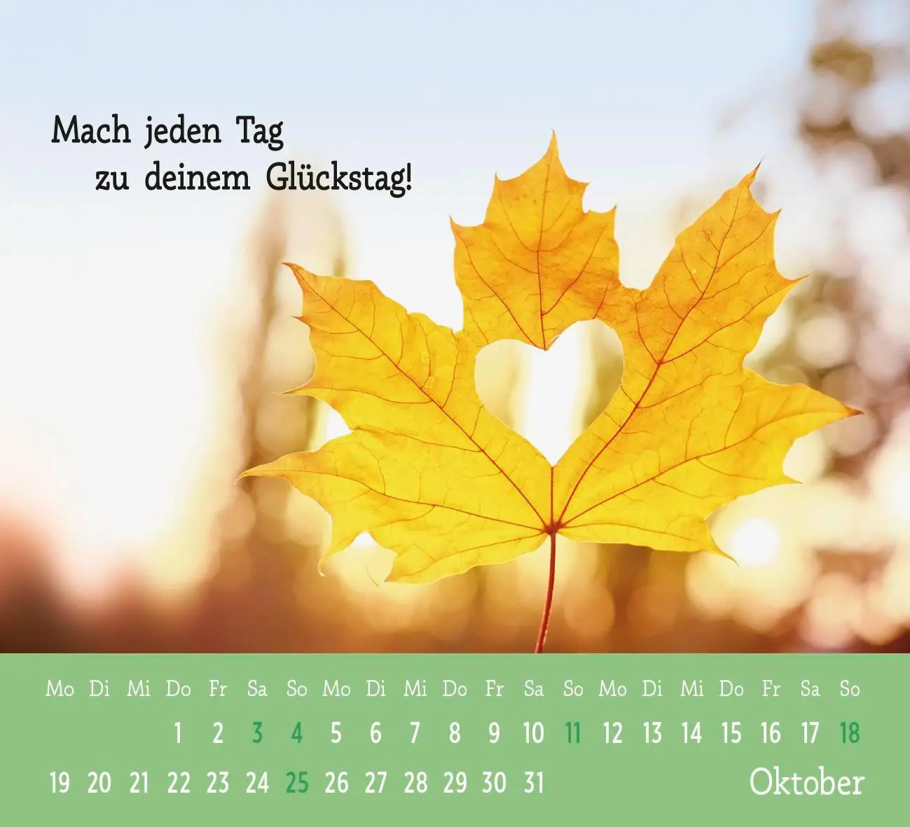 Bild: 4036442013434 | Mini-Kalender 2026: Der kleine Glückskalender | Groh Verlag | Kalender
