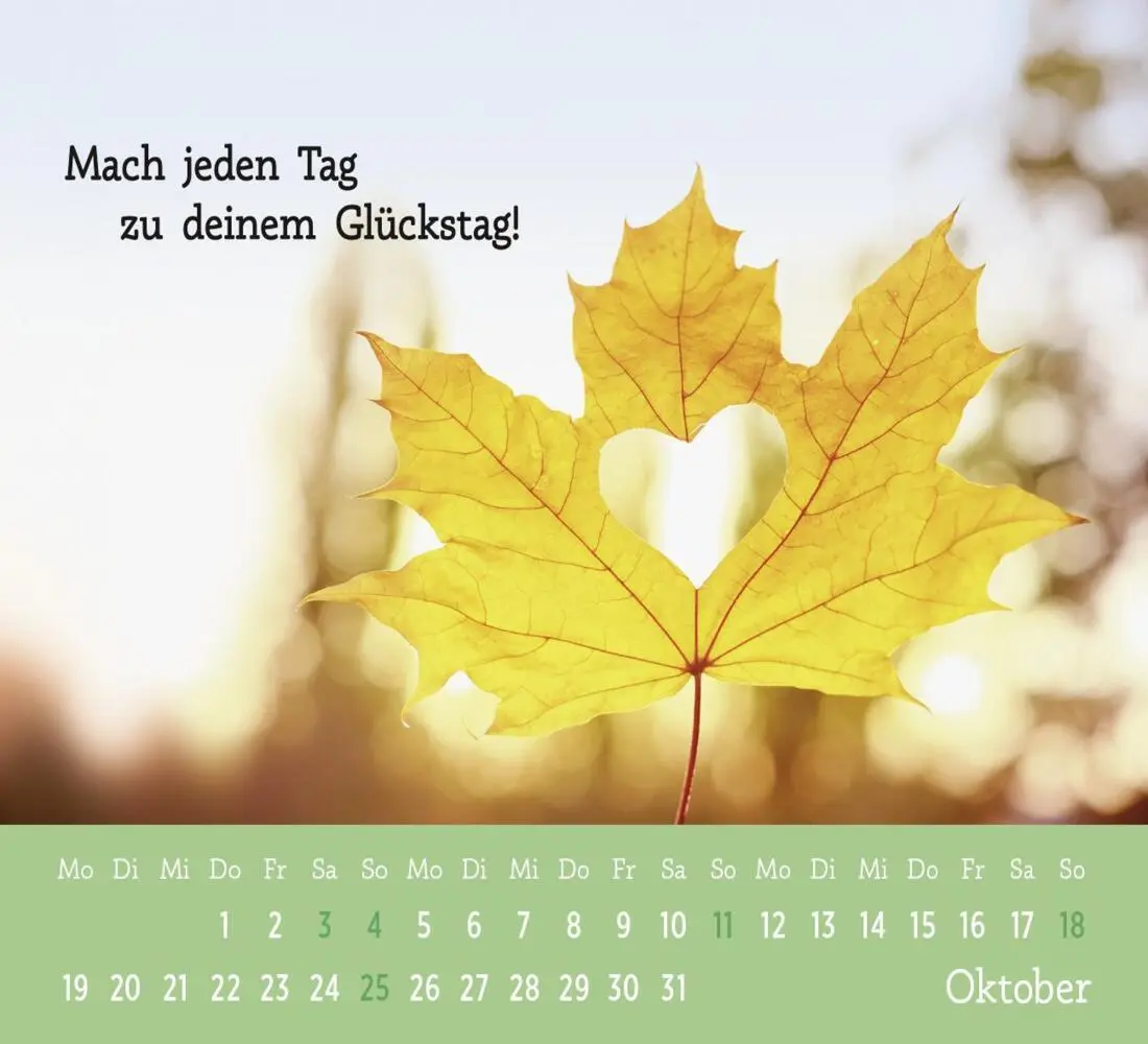 Bild: 4036442013434 | Mini-Kalender 2026: Der kleine Glückskalender | Groh Verlag | Kalender