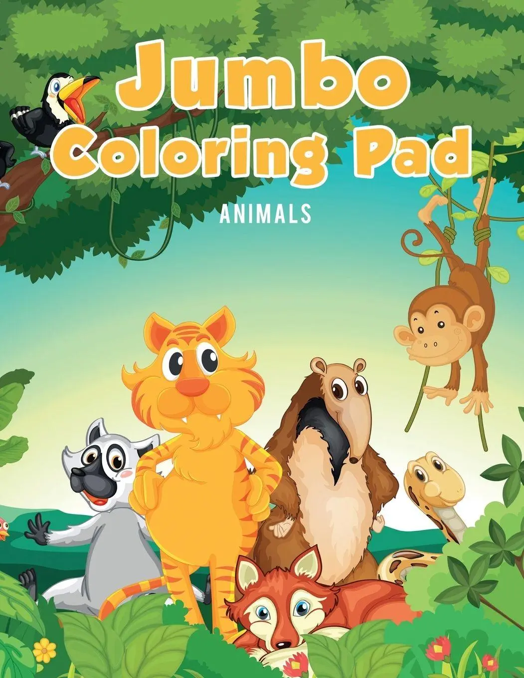 Cover: 9781635893434 | Jumbo Coloring Pad | Animals | Coloring Pages for Kids | Taschenbuch