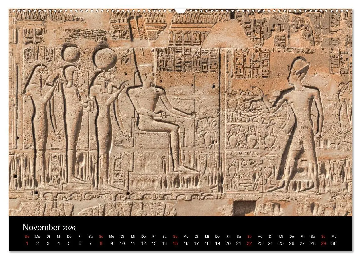 Bild: 9783516033434 | Ägypten (Wandkalender 2026 DIN A2 quer), CALVENDO Monatskalender