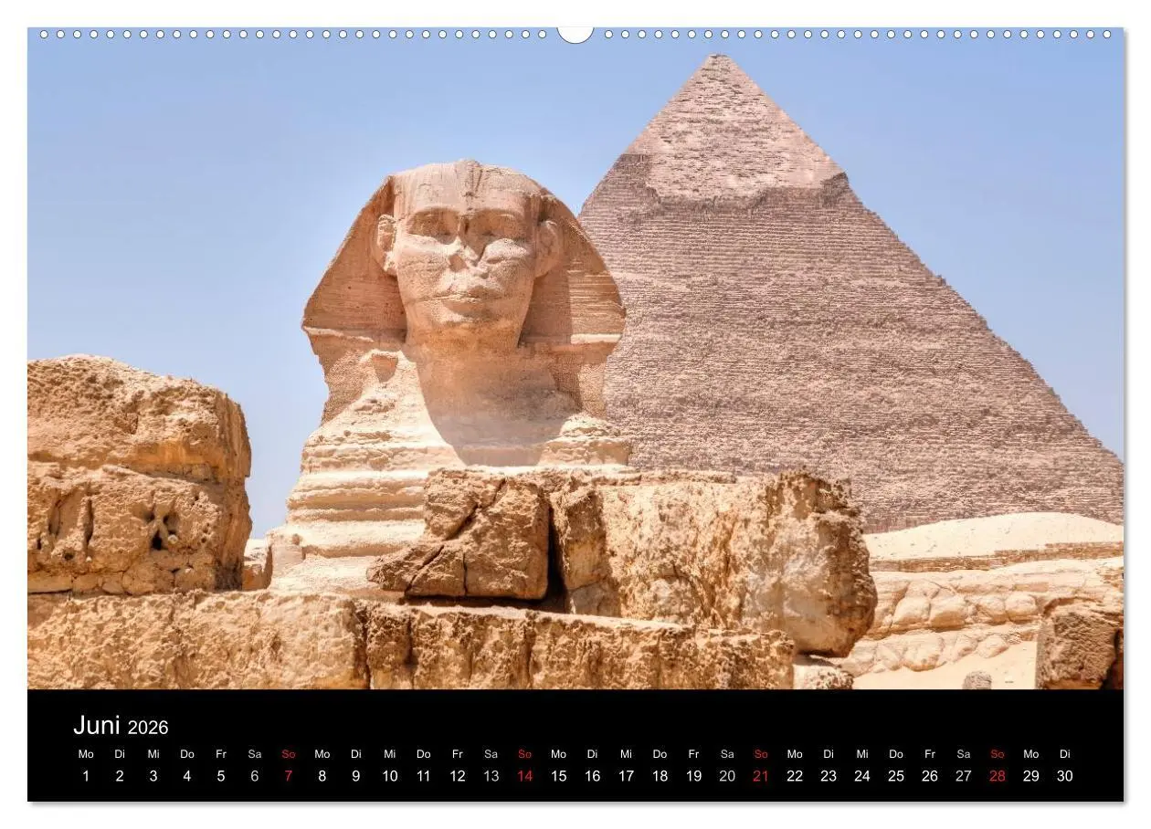 Bild: 9783516033434 | Ägypten (Wandkalender 2026 DIN A2 quer), CALVENDO Monatskalender