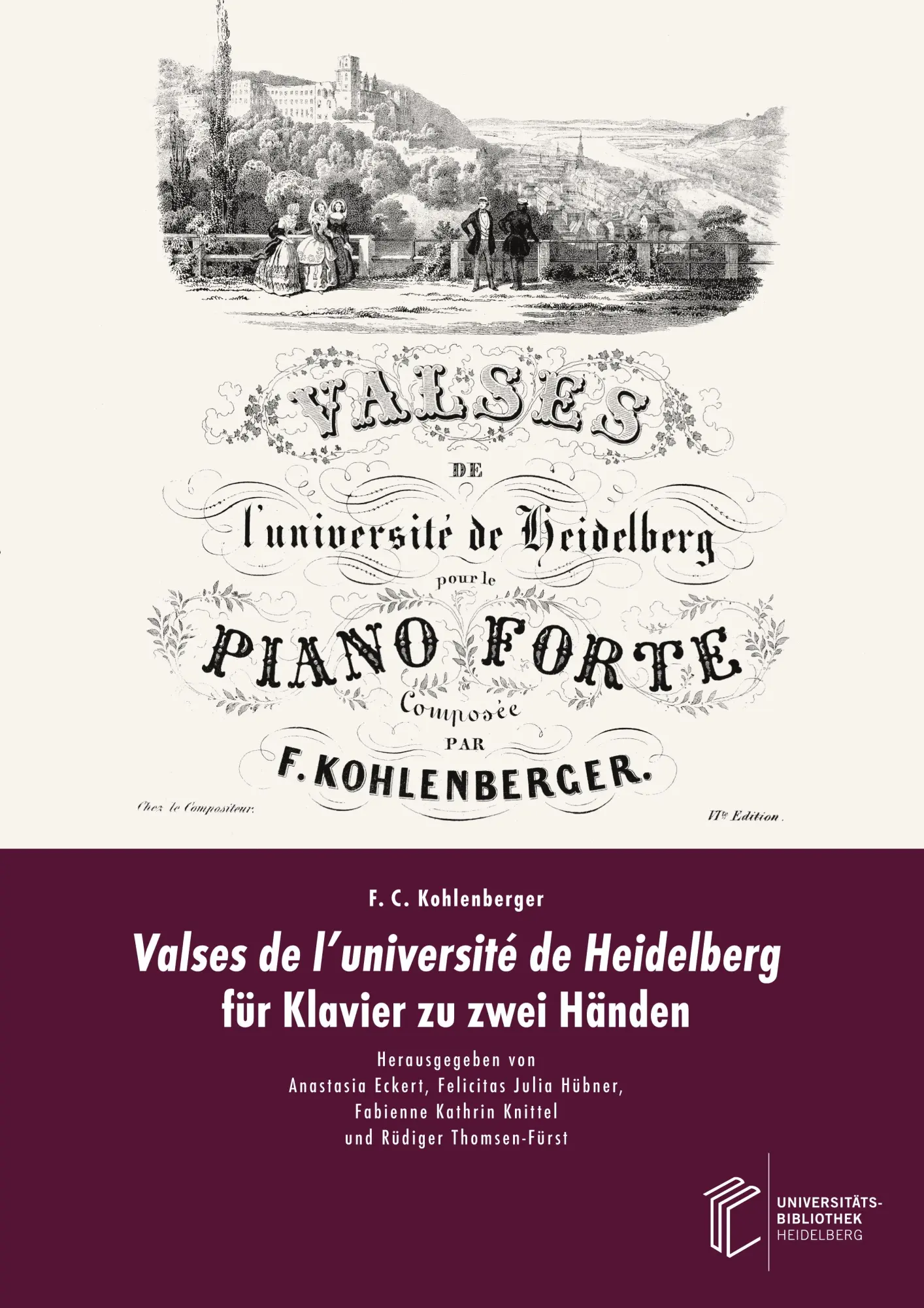 Cover: 9783948083434 | Valses de l'université de Heidelberg für Klavier zu zwei Händen | Buch