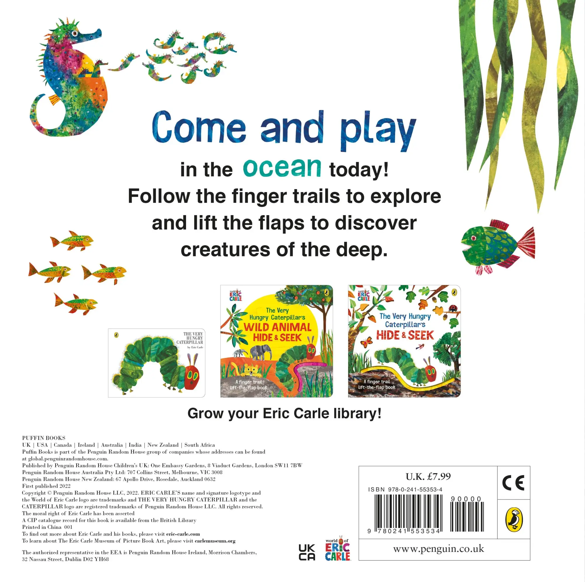 Rückseite: 9780241553534 | The Very Hungry Caterpillar's Ocean Hide-and-Seek | Eric Carle | Buch