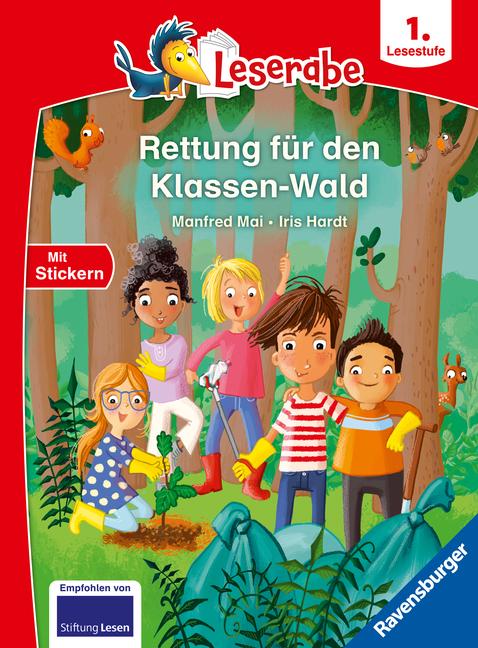 Cover: 9783473463534 | Leserabe 1. Lesestufe - Rettung für den Klassen-Wald | Manfred Mai