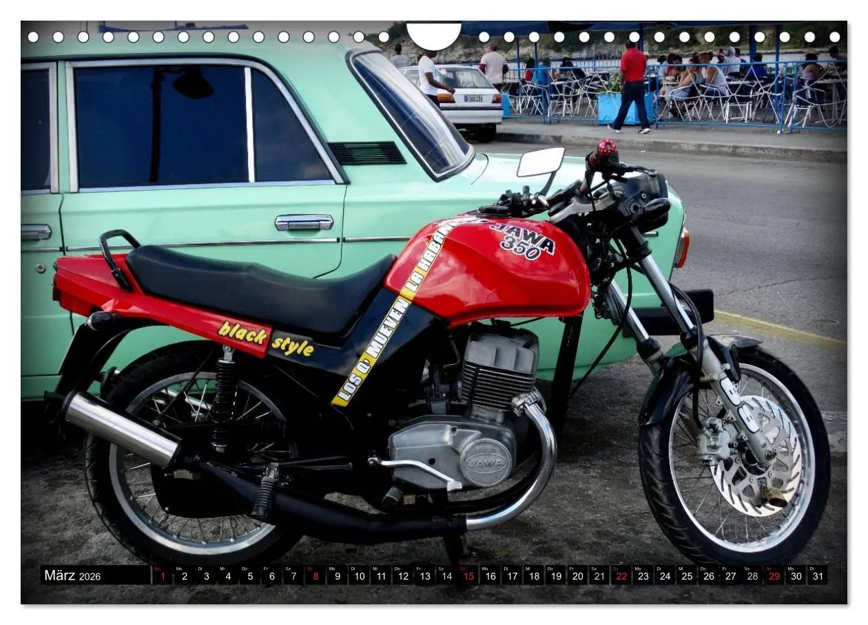 Bild: 9783516023534 | Motorrad-Legenden: JAWA (Wandkalender 2026 DIN A4 quer), CALVENDO...