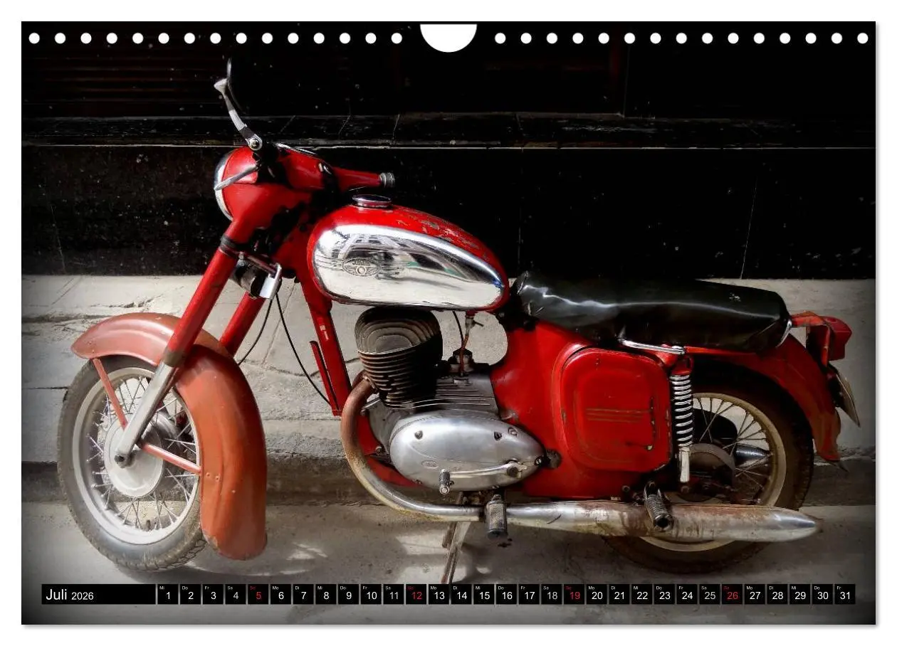 Bild: 9783516023534 | Motorrad-Legenden: JAWA (Wandkalender 2026 DIN A4 quer), CALVENDO...