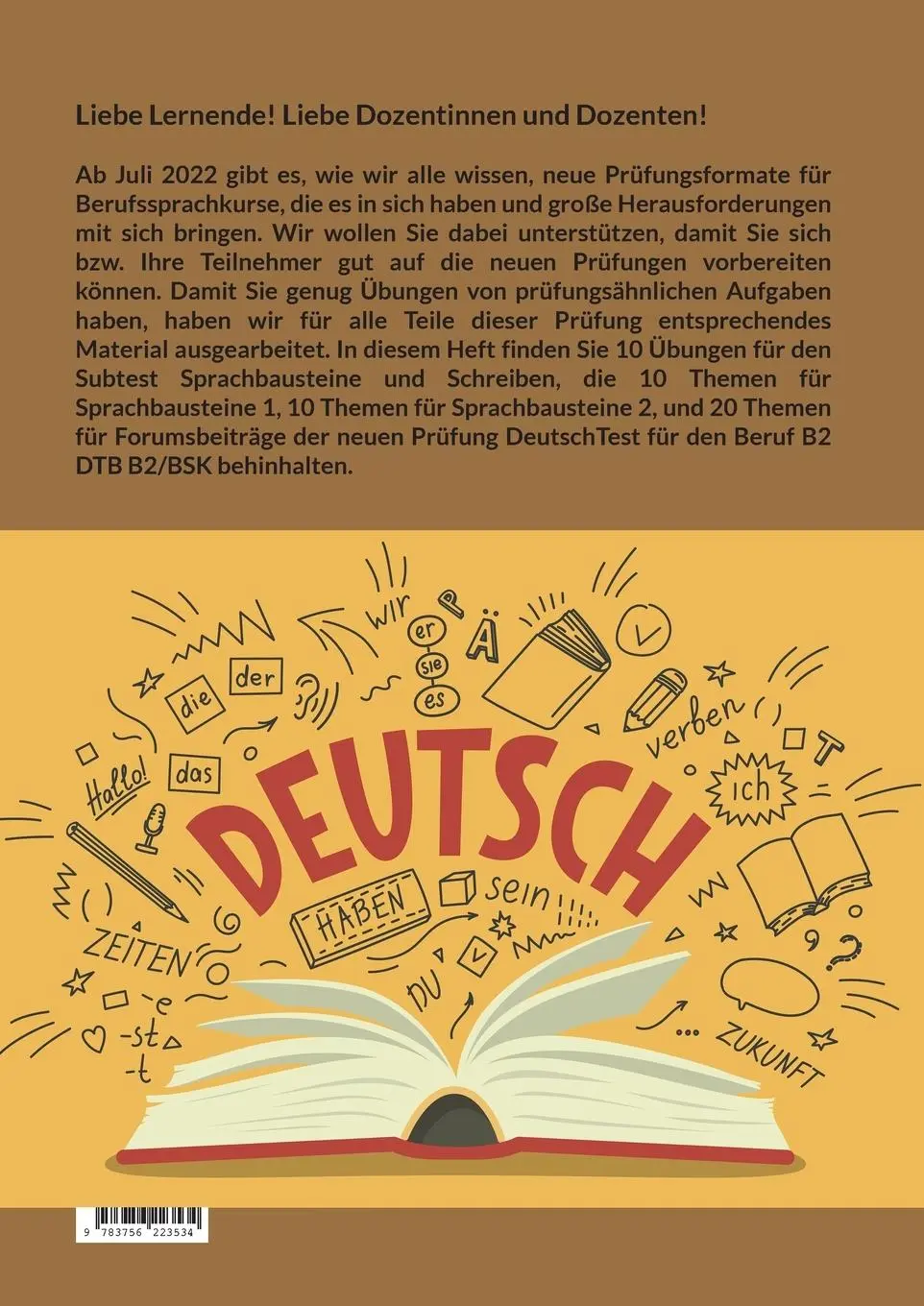Rückseite: 9783756223534 | B2 Sprachbausteine + B2 Schreiben von Forumsbeiträgen DTB/BSK B2