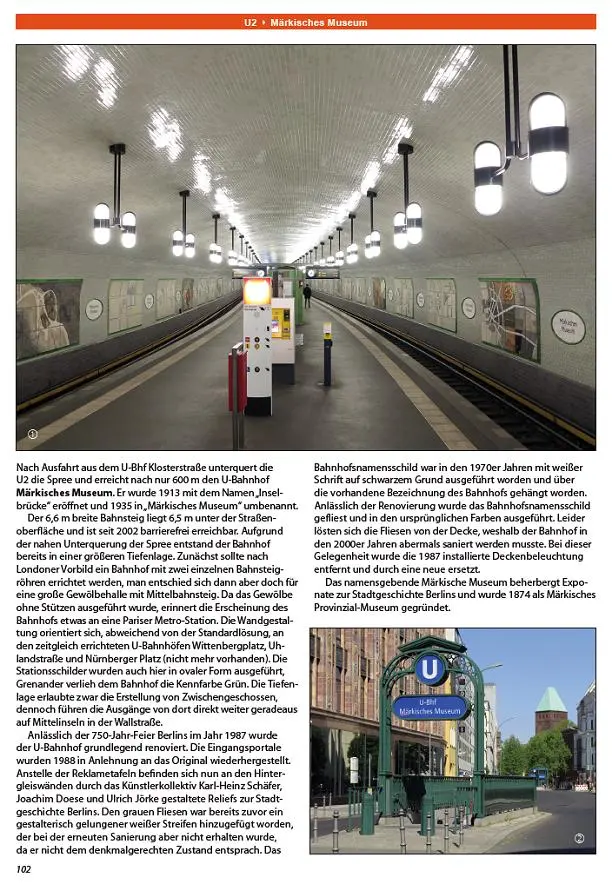 Bild: 9783936573534 | Berliner U-Bahn-Linien: U2 | Die "City-Linie" über Zoo und Alex | Buch