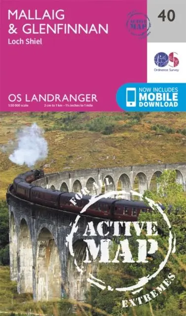 Cover: 9780319473634 | Mallaig &amp; Glenfinnan, Loch Shiel | Ordnance Survey | (Land-)Karte