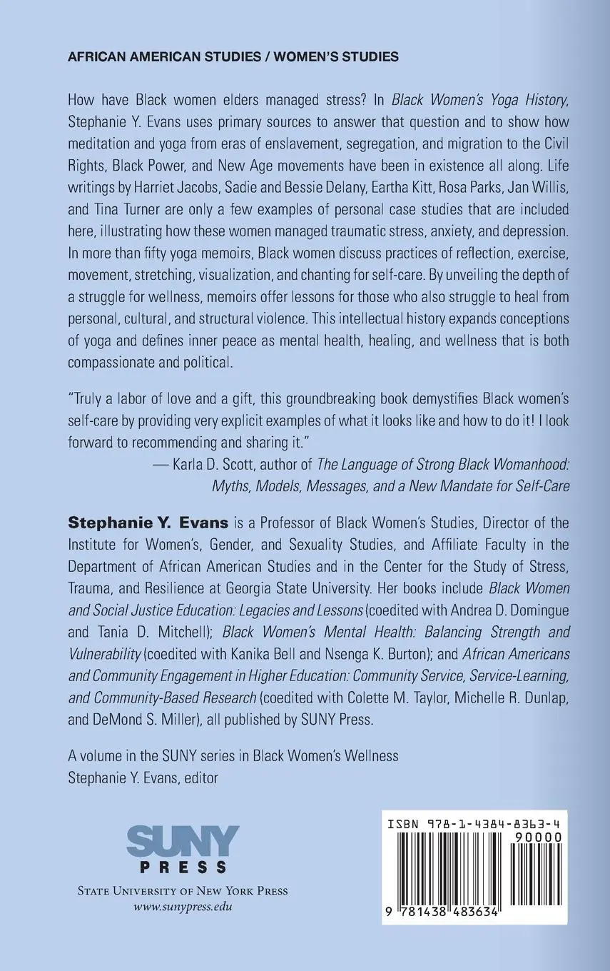 Rückseite: 9781438483634 | Black Women's Yoga History | Memoirs of Inner Peace | Evans | Buch
