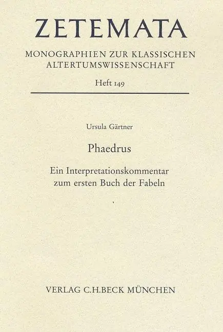 Cover: 9783406673634 | Phaedrus | Ursula Gärtner | Taschenbuch | 298 S. | Deutsch | 2015