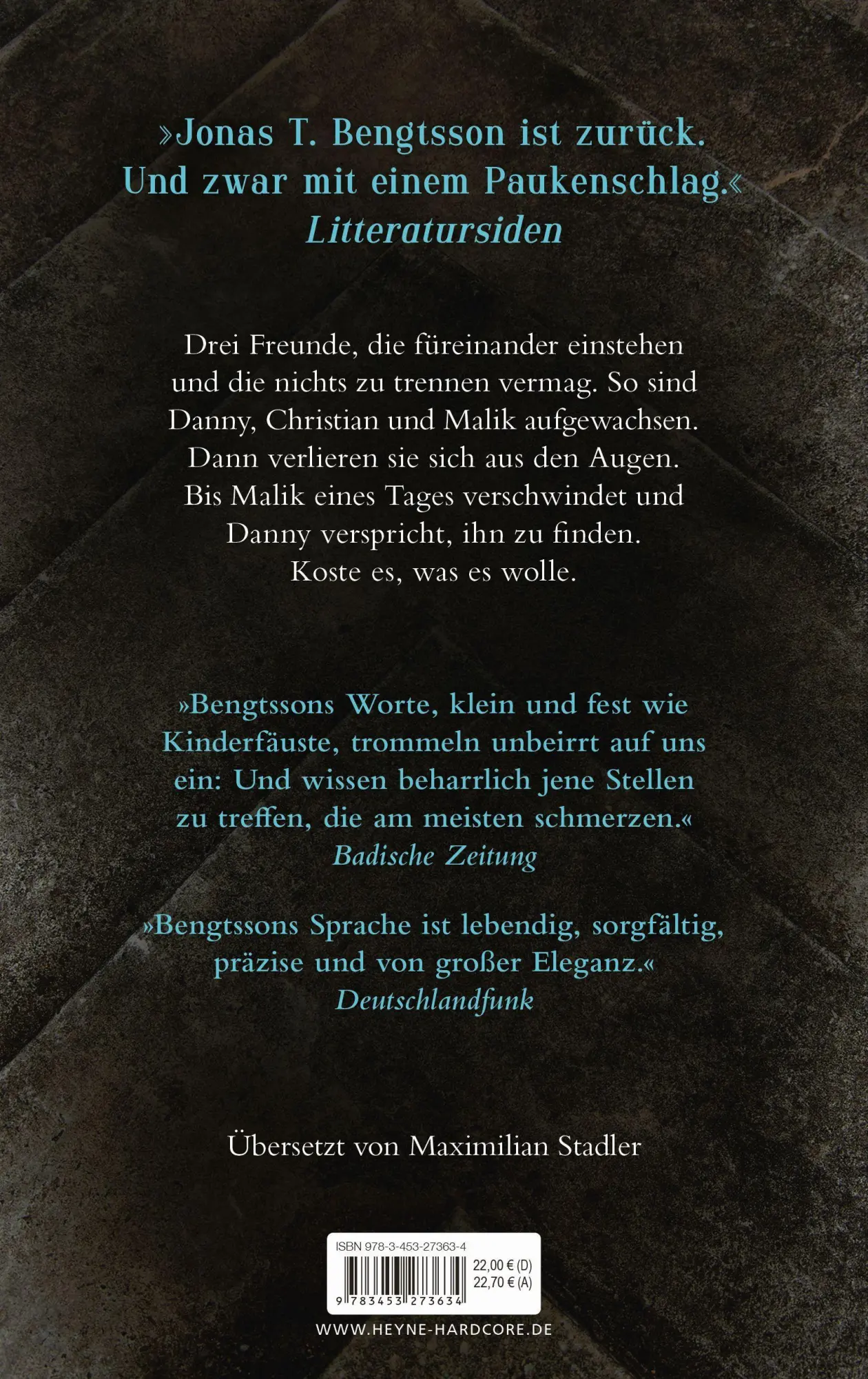 Bild: 9783453273634 | Auf Bewährung | Roman | Jonas T. Bengtsson | Buch | 352 S. | Deutsch