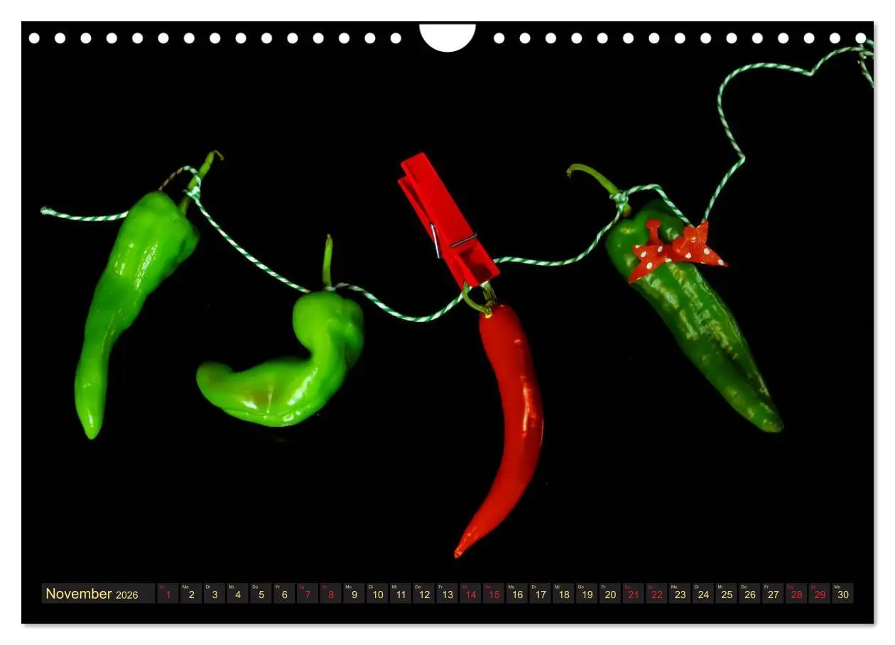 Bild: 9783457853634 | Scharfe Chili Fantasien - Creative Food Design (Wandkalender 2026...