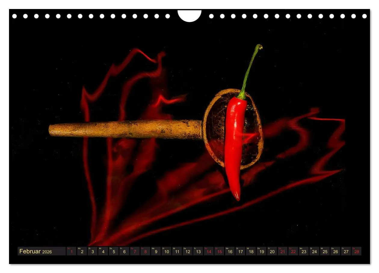 Bild: 9783457853634 | Scharfe Chili Fantasien - Creative Food Design (Wandkalender 2026...