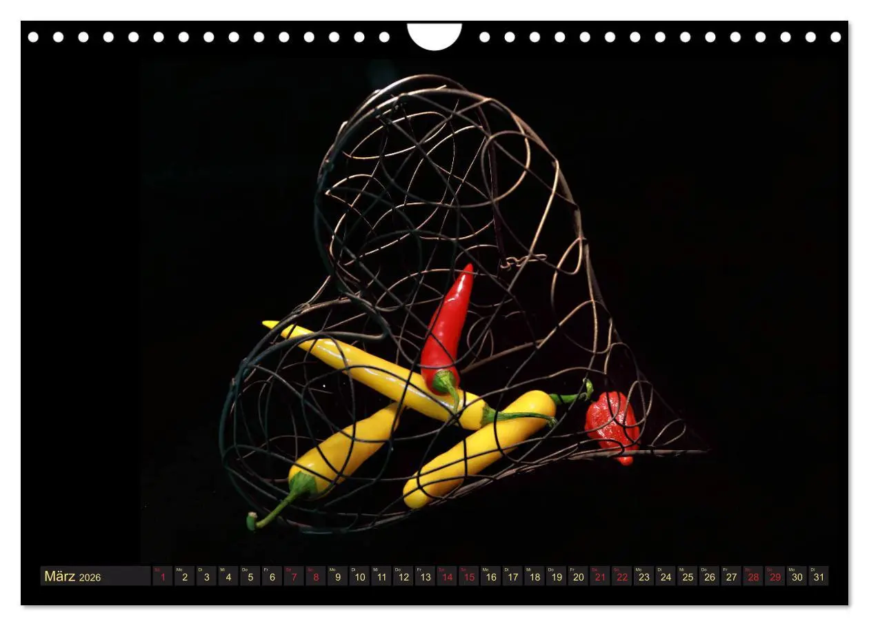 Bild: 9783457853634 | Scharfe Chili Fantasien - Creative Food Design (Wandkalender 2026...