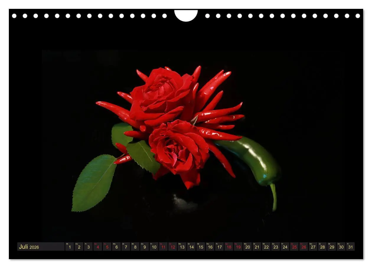Bild: 9783457853634 | Scharfe Chili Fantasien - Creative Food Design (Wandkalender 2026...