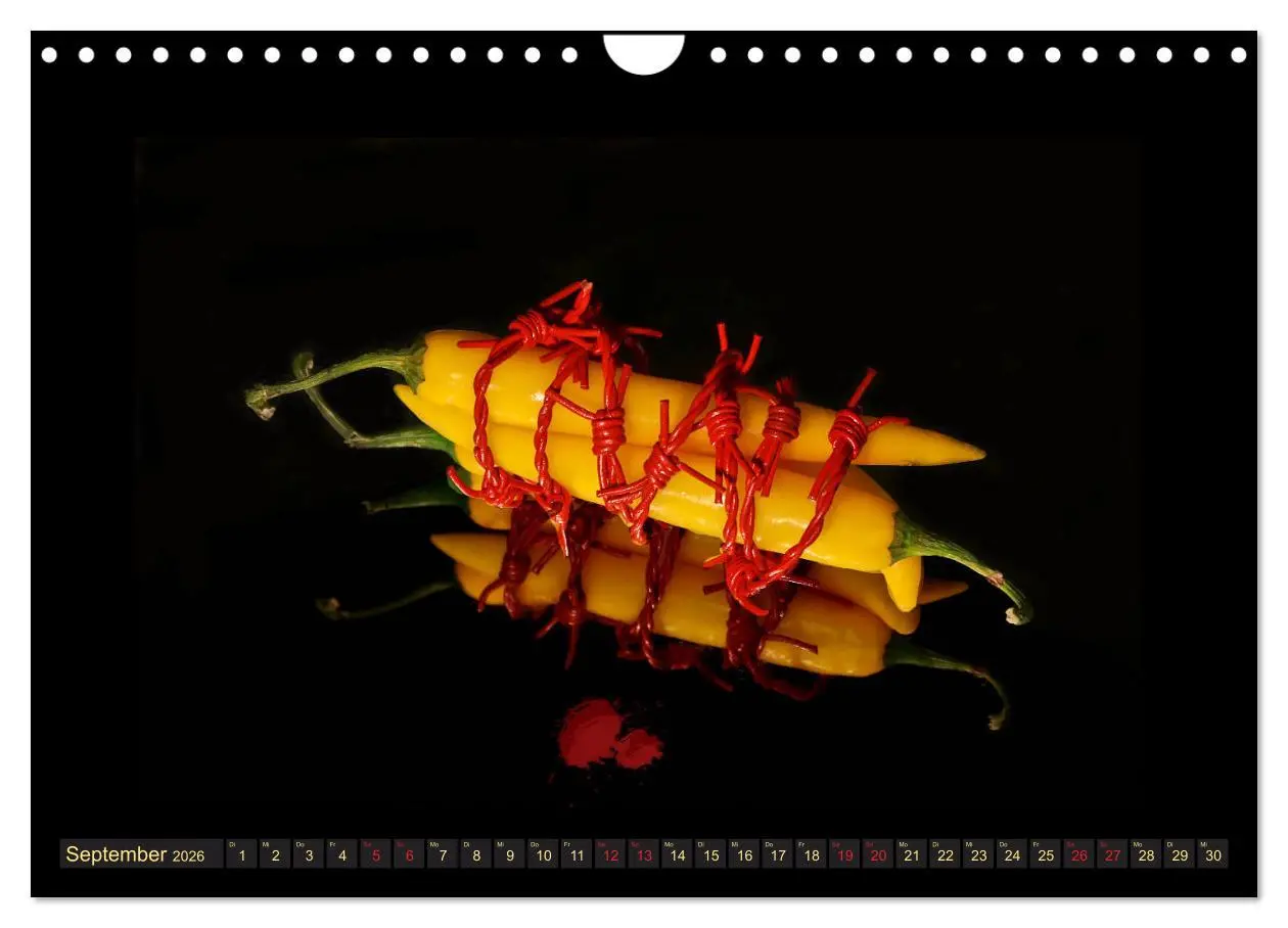 Bild: 9783457853634 | Scharfe Chili Fantasien - Creative Food Design (Wandkalender 2026...