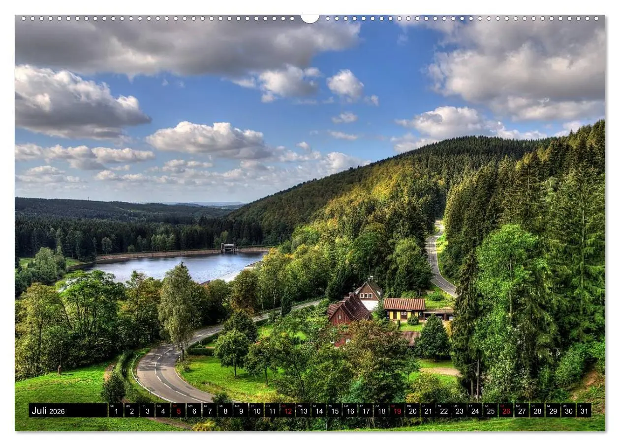 Bild: 9783516183634 | Harz Landschaften (Wandkalender 2026 DIN A2 quer), CALVENDO...